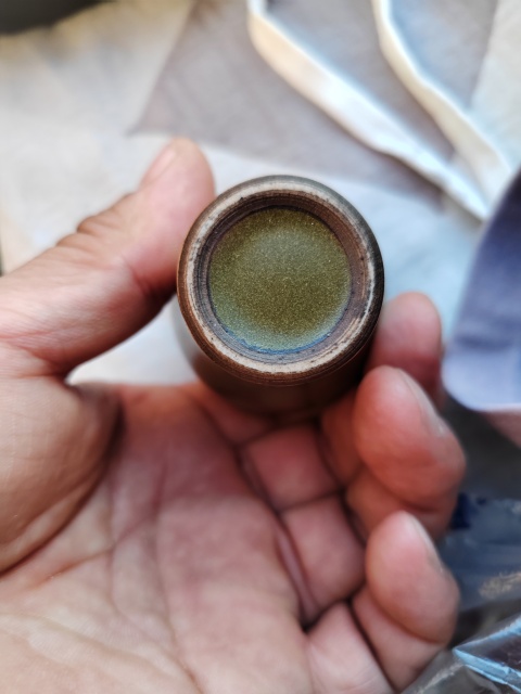 古玩陶瓷茶葉末釉鼻煙壺，梅瓶拍賣，當前價格3999元