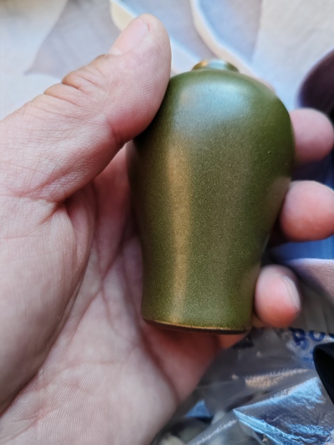 古玩陶瓷茶葉末釉鼻煙壺，梅瓶拍賣，當前價格3999元