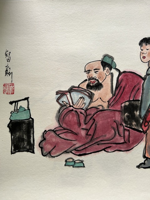 古玩字畫范智新《人物》拍賣,當前價格298元