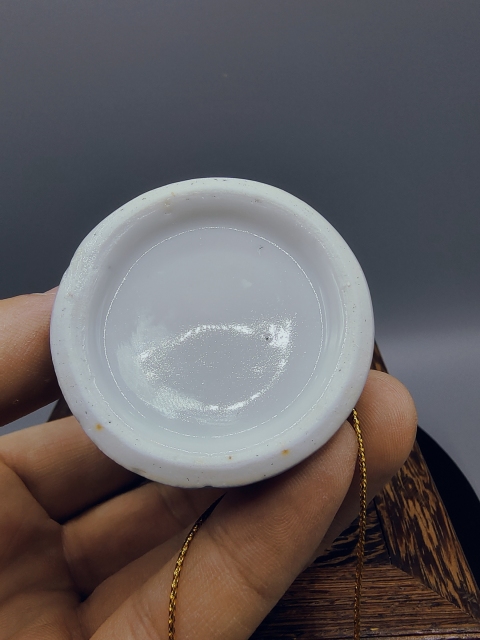 古玩陶瓷【精品】晚清?天青釉文房水盂拍賣，當前價格5800元