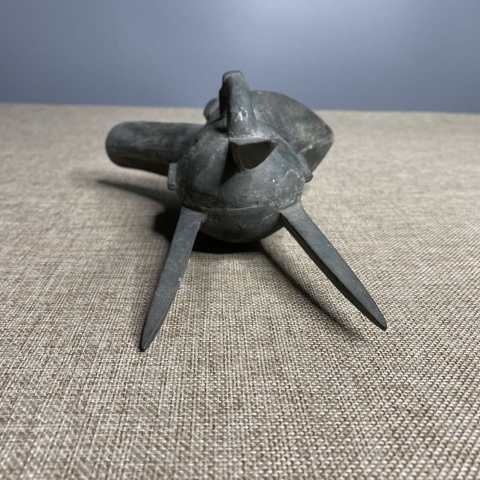 古玩銅器爵杯拍賣,當前價格12000元