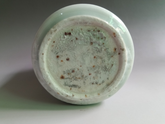 古玩陶瓷明代青白釉茶葉罐拍賣,當(dāng)前價格3800元