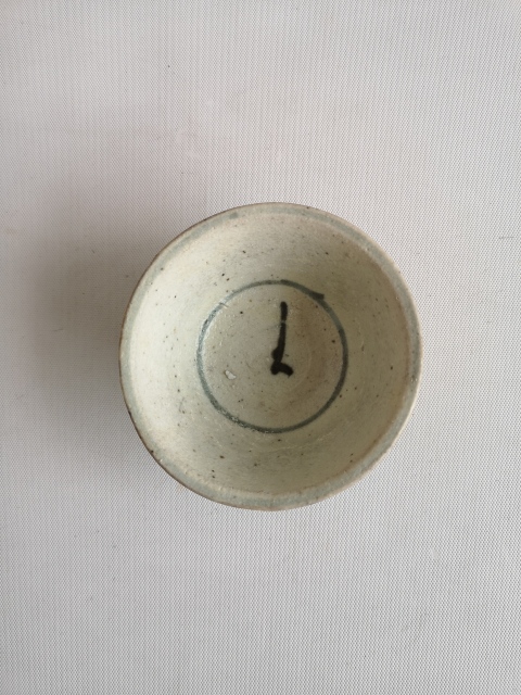 古玩陶瓷青花花卉紋茶碗拍賣，當前價格850元