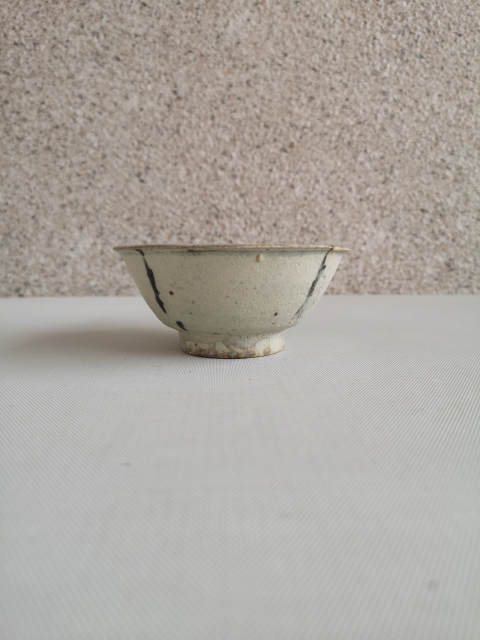 古玩陶瓷青花花卉紋茶碗拍賣，當前價格850元