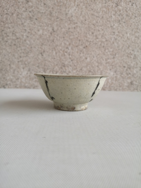 古玩陶瓷青花花卉紋茶碗拍賣，當前價格850元