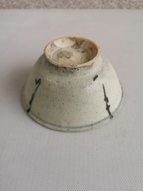 古玩陶瓷青花花卉紋茶碗拍賣，當前價格850元