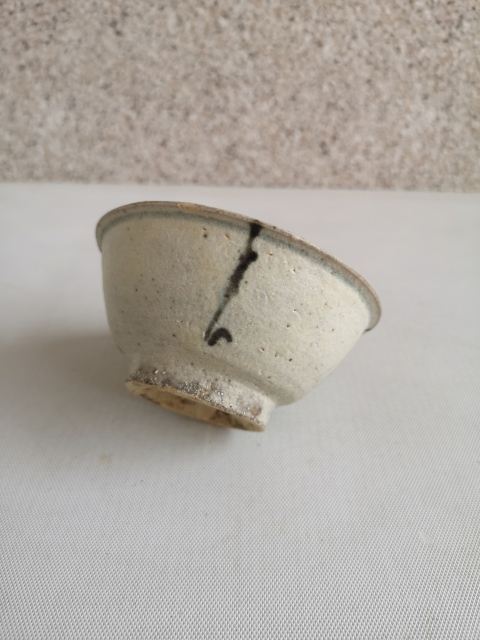 古玩陶瓷青花花卉紋茶碗拍賣，當前價格850元