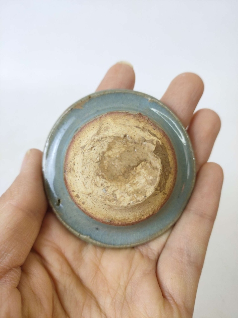 古玩陶瓷五大名窯鈞窯天藍(lán)釉掛紅斑蓋件【實(shí)物保真】拍賣,當(dāng)前價(jià)格1980元