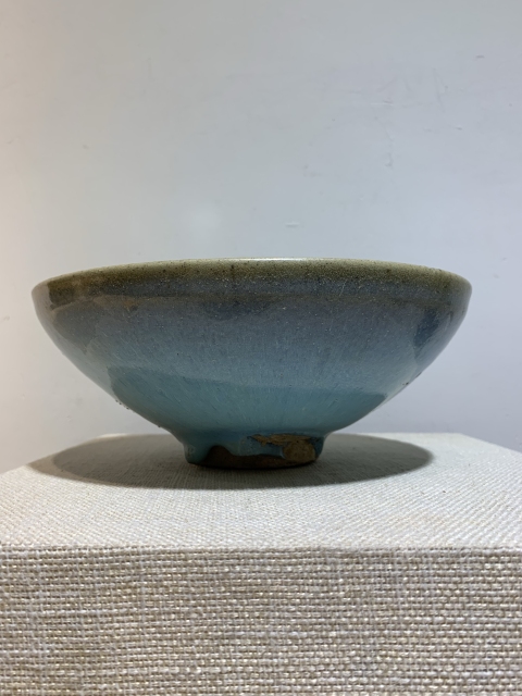 鈞窯天藍釉紫斑高足盃台 唐物 中国古玩 中国美術 A926 中国美術 陶磁器 | 鈞窯青磁紫班文花口瓶 元 13C | gallery陽々