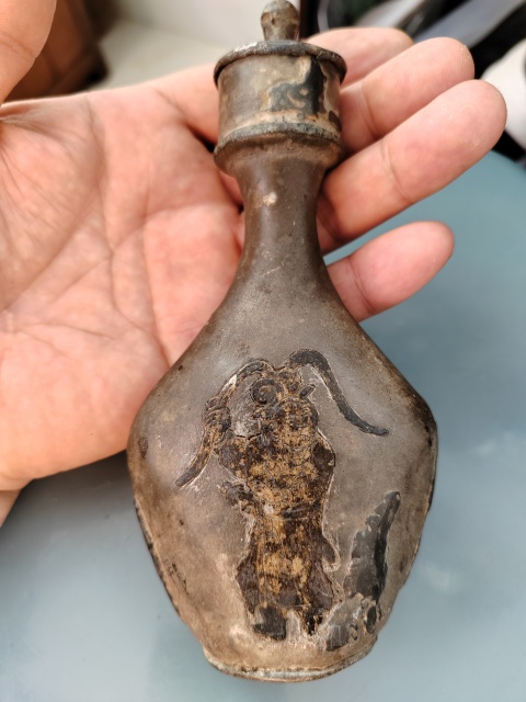 古玩銅器無(wú)雙譜晚清民國(guó)銅壺拍賣，當(dāng)前價(jià)格889元
