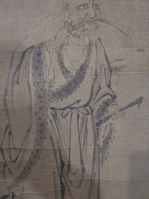 古玩字畫清代揚州八怪之一黃慎寫意人物神農氏拍賣,當前價格500000元