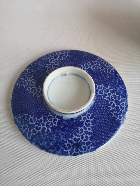 古玩陶瓷青花蓋碗拍賣,當前價格480元