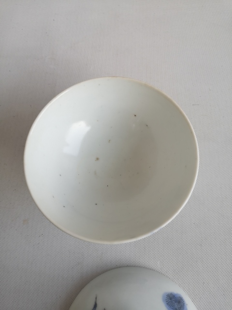 古玩陶瓷松鶴紋蓋碗拍賣，當(dāng)前價格450元