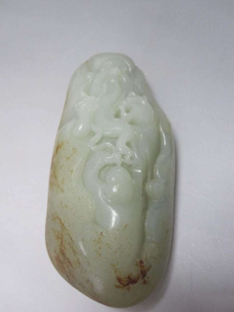 古玩玉器和田玉壽星拍賣,當前價格8788元