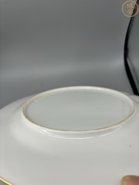 古玩陶瓷粉彩福壽紋折沿盤拍賣，當前價格1685元