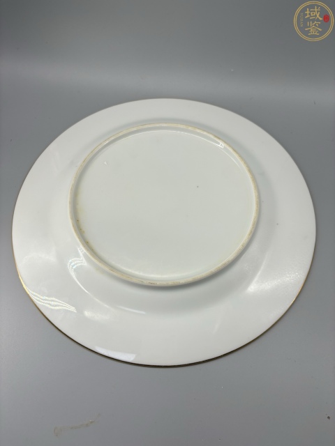古玩陶瓷粉彩福壽紋折沿盤拍賣，當前價格1685元