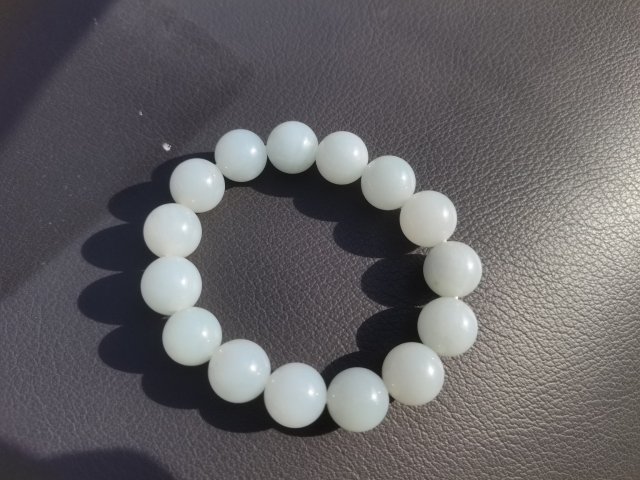 古玩玉器天然翡翠A貨手串拍賣，當前價格3300元