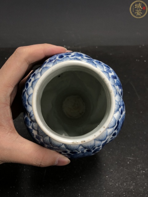 古玩陶瓷康熙青花纏枝花卉大口梅瓶拍賣,當前價格8500元