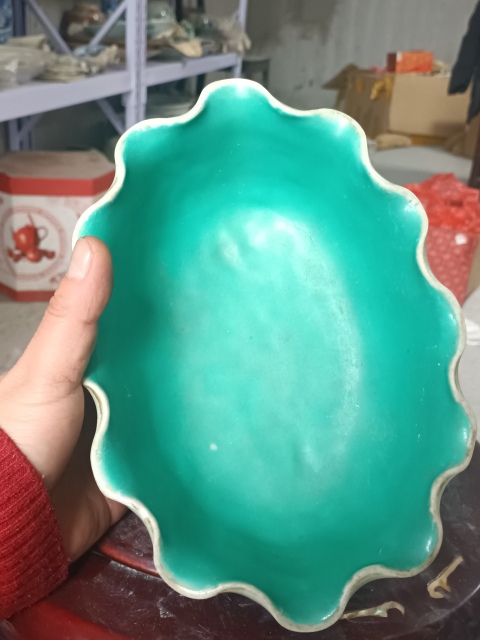 古玩陶瓷清代人物粉彩貢碗拍賣，當前價格999元