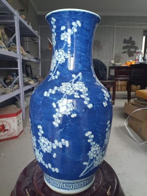 古玩陶瓷清代冰梅瓶拍賣,當前價格1888元