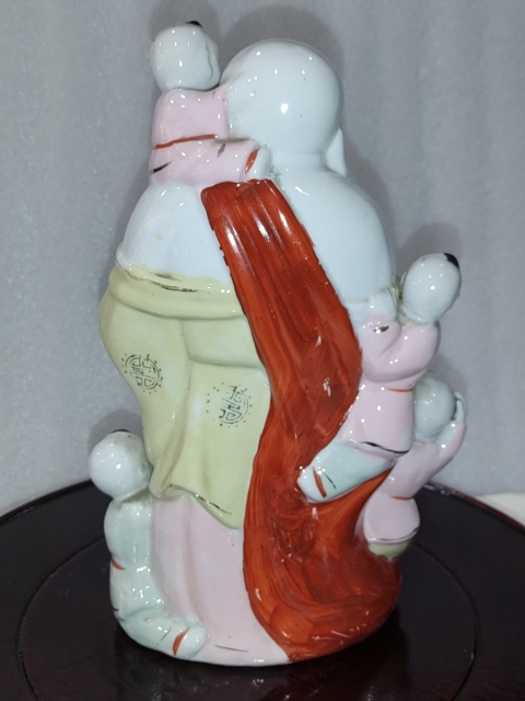 古玩陶瓷五子彌勒佛塑像拍賣,當前價格688元