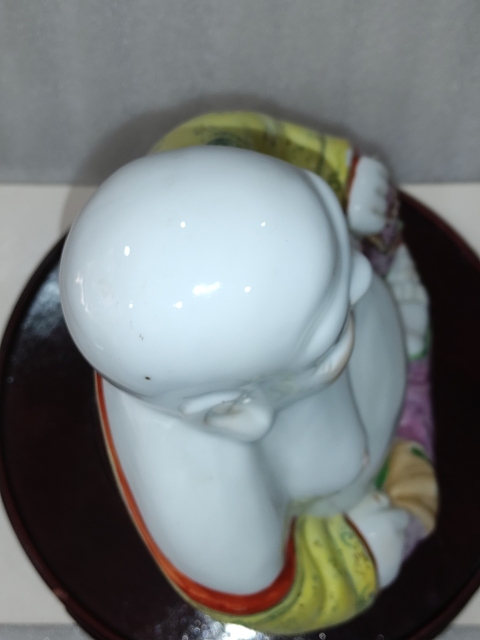 古玩陶瓷粉彩彌勒佛塑像拍賣,當前價格1288元