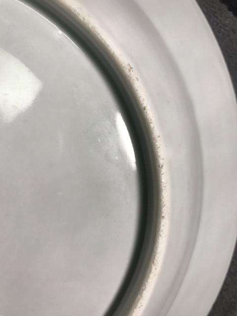 古玩陶瓷花卉紋粉彩盤拍賣，當前價格3800元