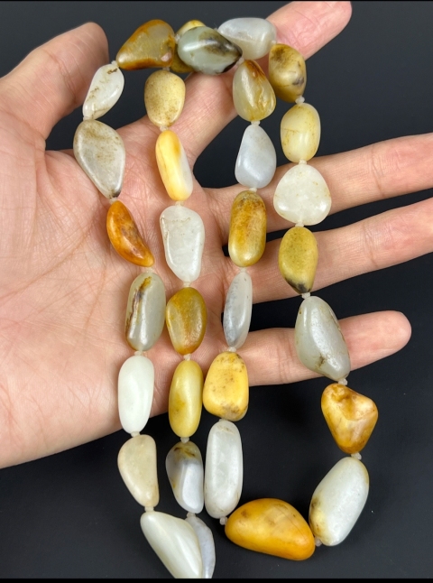 古玩玉器天然和田玉籽料黃沁鐘馗吊墜拍賣，當前價格39800元