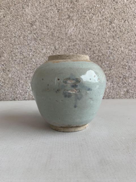 古玩陶瓷青花長命富貴蓋罐拍賣，當前價格680元