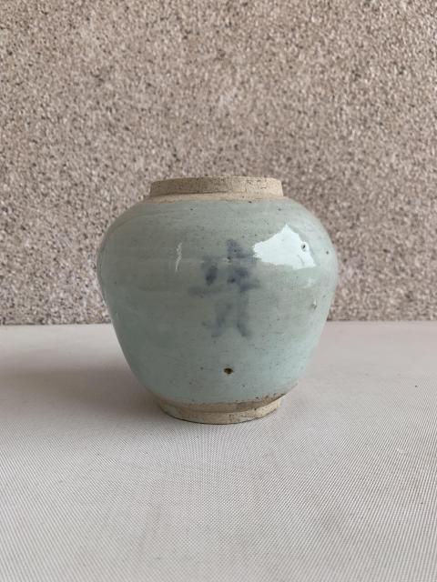 古玩陶瓷青花長命富貴蓋罐拍賣，當前價格680元