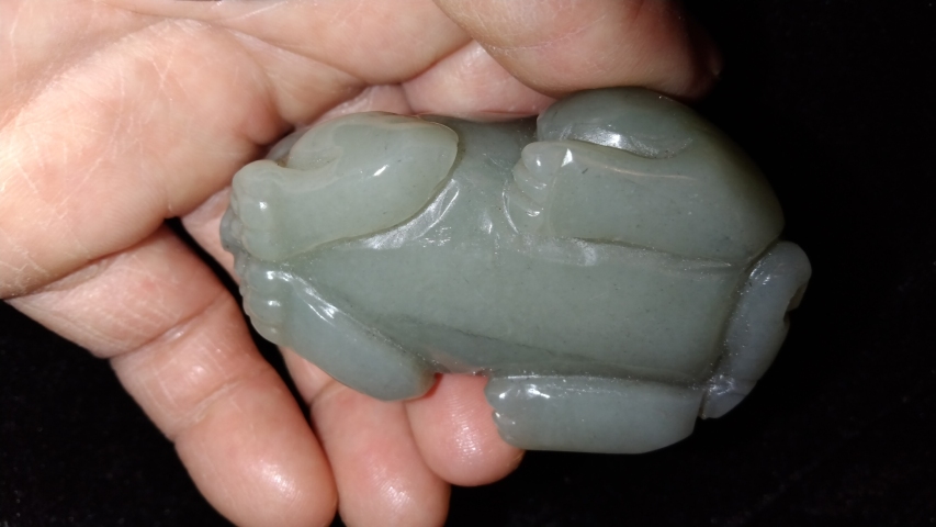 古玩玉器玉熊拍賣,當(dāng)前價格599元