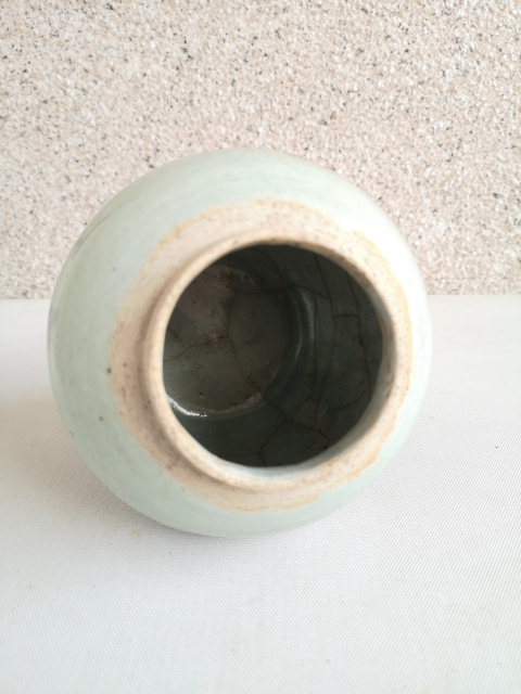 古玩陶瓷青花長命富貴蓋罐拍賣，當前價格680元