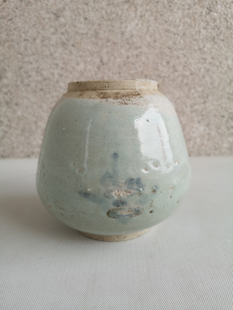 古玩陶瓷青花長命富貴蓋罐拍賣，當前價格680元
