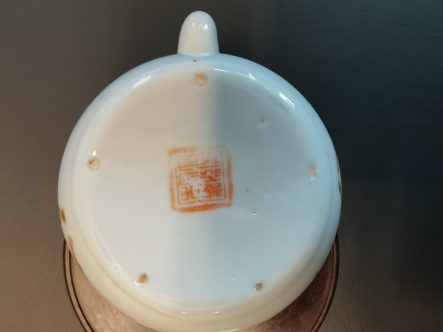 清朝時代 花瓶 窯印:大清同治年製 時代物 高約37cm T10241638945993250.jpg