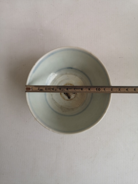 古玩陶瓷青花云氣紋茶碗拍賣，當前價格398元