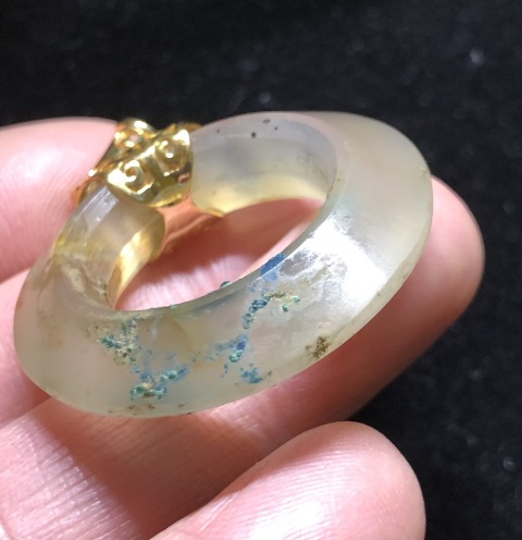 古玩玉器戰國瑪瑙“三才環”拍賣,當前價格8000元