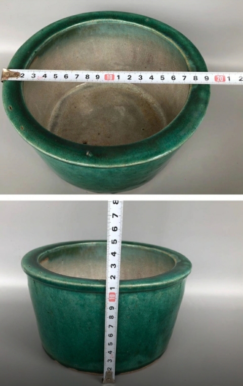 古玩陶瓷綠釉香爐拍賣,當前價格658元