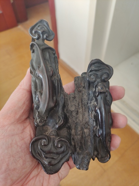 古玩雜項(xiàng)清 紫檀木雕拍賣，當(dāng)前價(jià)格5000元