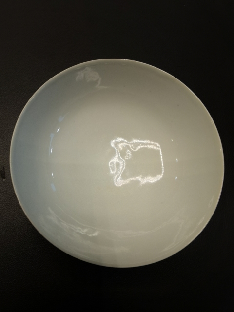 古玩陶瓷名家粉彩梅花詩文大茶碗拍賣,當前價格350元