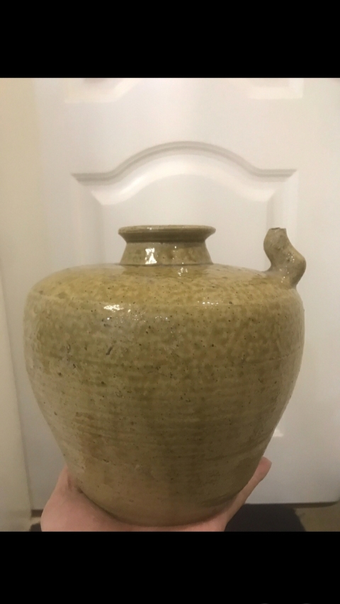 古玩陶瓷青釉壺拍賣,當前價格1268元