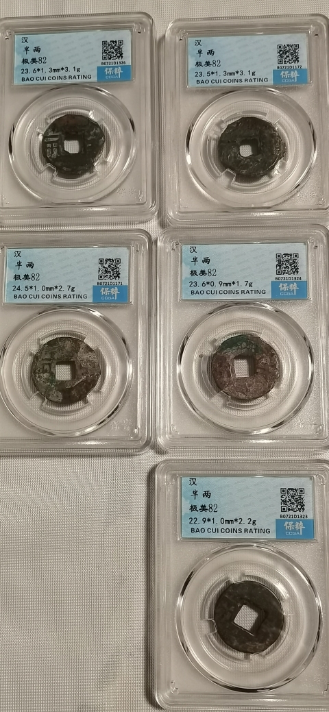 古玩錢幣漢代半兩拍賣，當前價格600元
