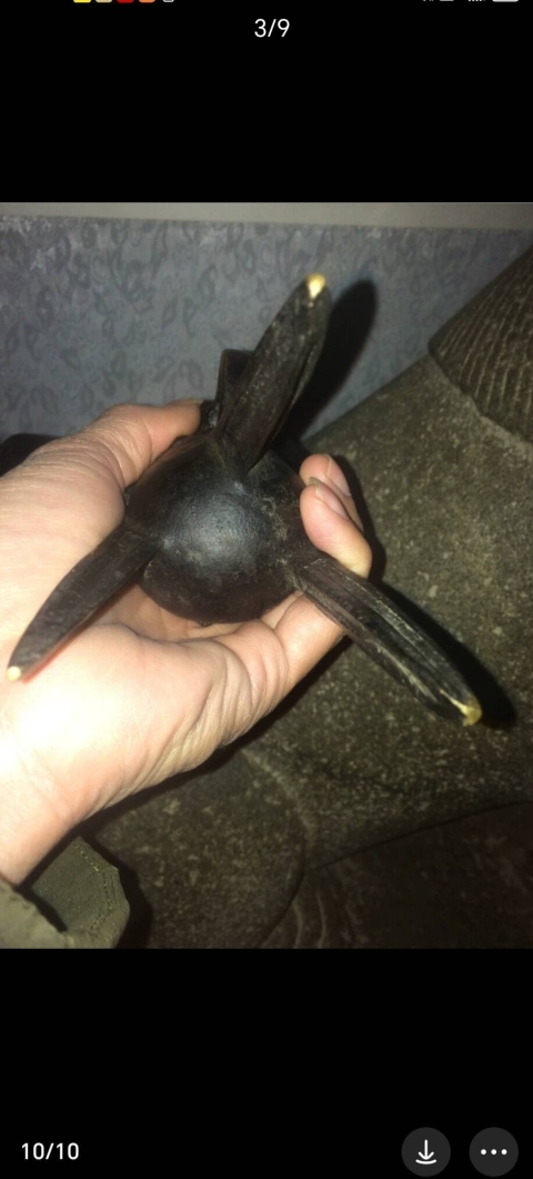 古玩銅器爵杯拍賣(mài)，當(dāng)前價(jià)格12800元