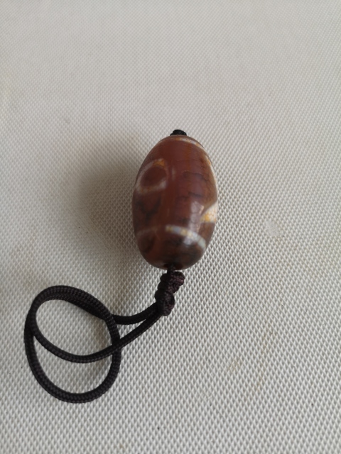 古玩玉器瑪瑙工藝品天珠拍賣，當前價格220元