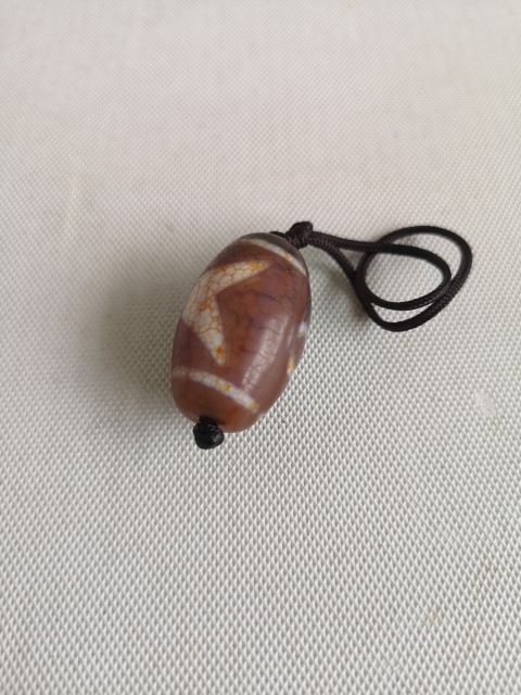 古玩玉器瑪瑙工藝品天珠拍賣，當前價格220元