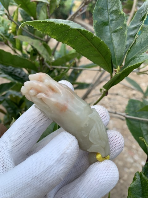 古玩雜項壽山善伯石《佛手》(不還價)拍賣,當前價格899元