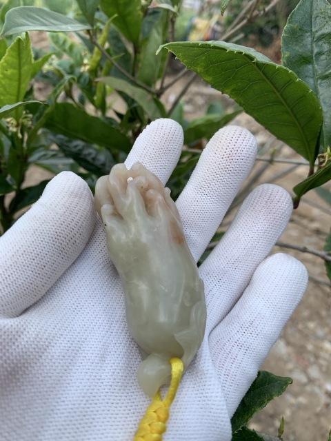 古玩雜項壽山善伯石《佛手》(不還價)拍賣,當前價格899元