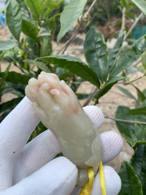 古玩雜項壽山善伯石《佛手》(不還價)拍賣,當前價格899元
