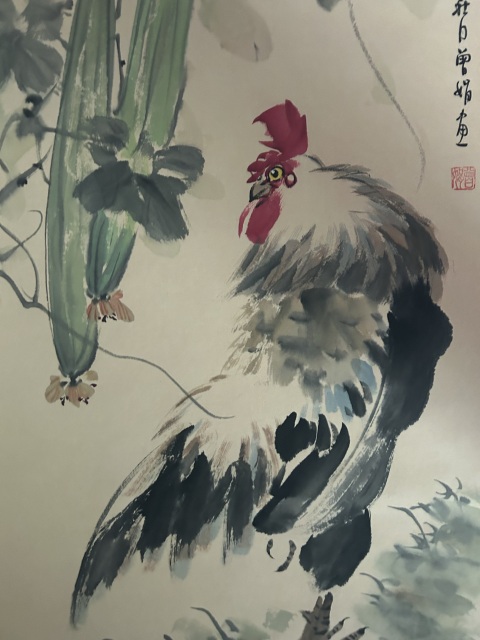 古玩字畫曾娟《碩果滿園》拍賣，當(dāng)前價格378元