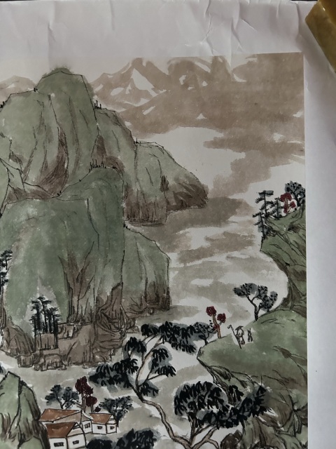 古玩字畫王光輝《山水》拍賣,當(dāng)前價(jià)格788元