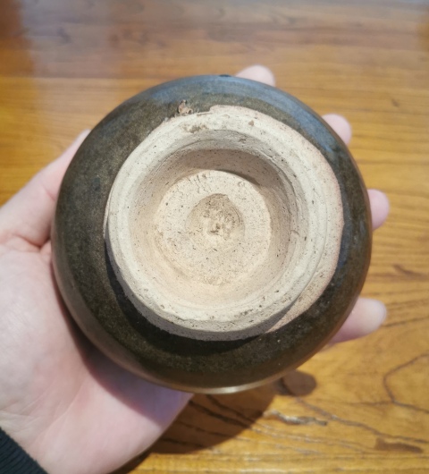 古玩陶瓷金元茶葉末釉深腹缽式盞拍賣，當前價格5000元